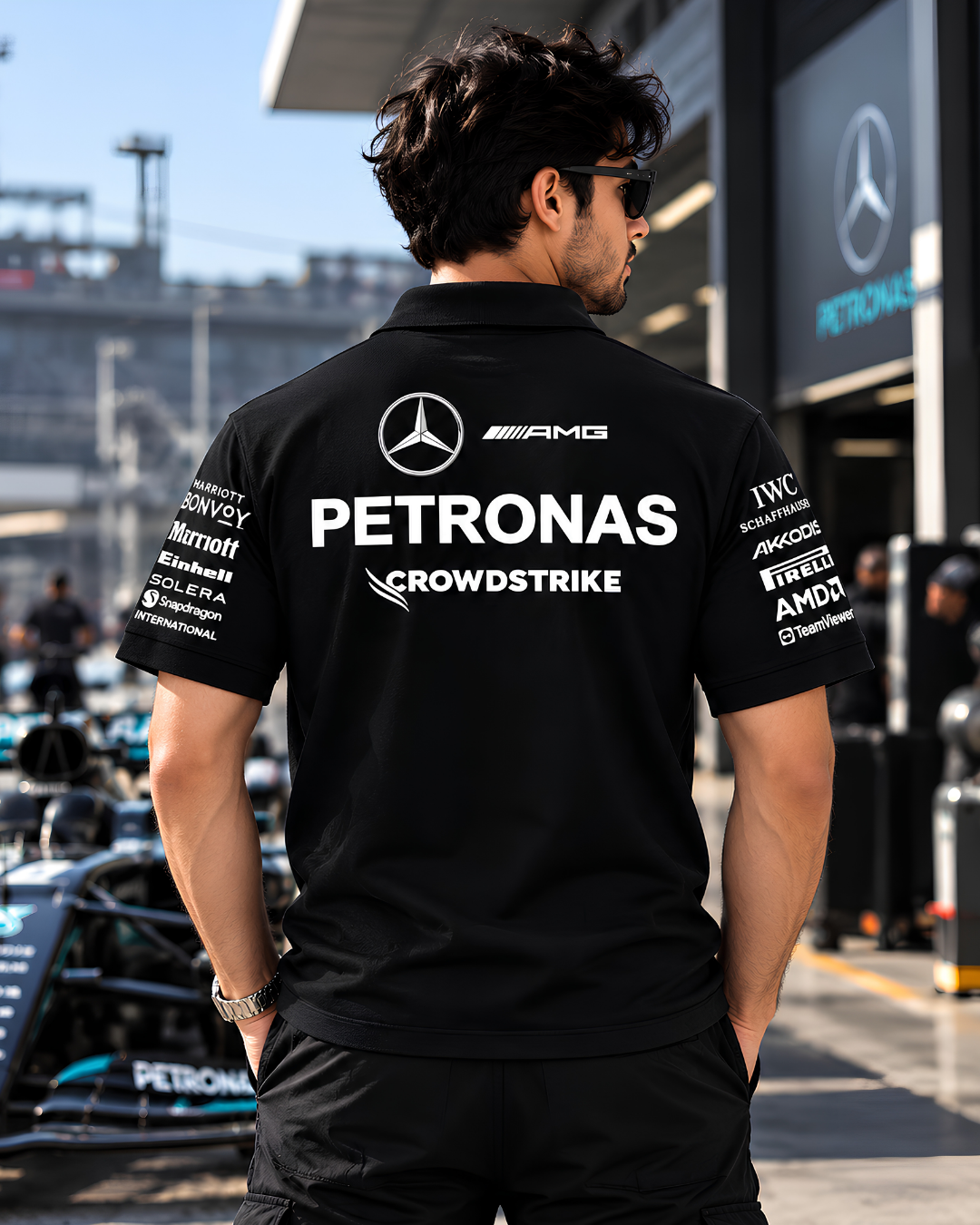F1 Inspired Polo T-Shirt Men