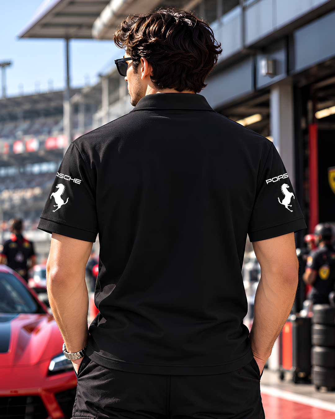 Men's Motorsport Polo T-Shirt