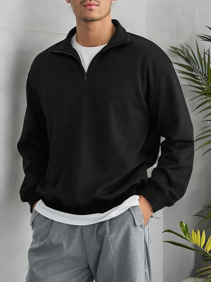 Black Sweat T-Shirt | Minimal Streetwear Essential