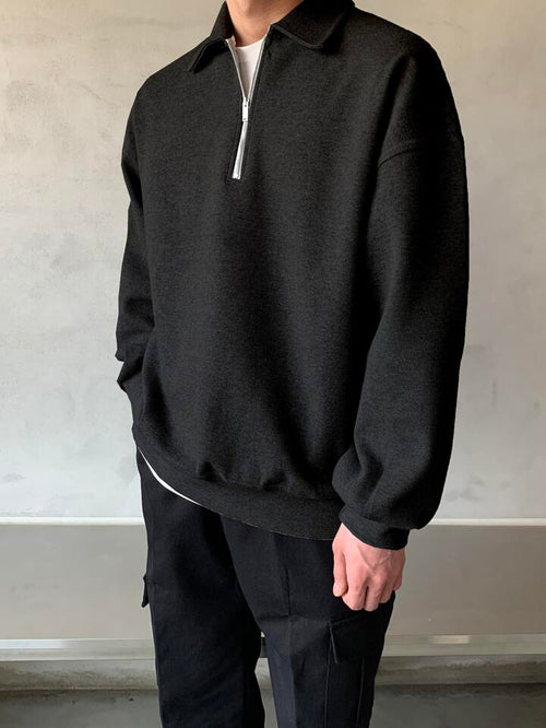 Black Sweat T-Shirt | Minimal Streetwear Essential