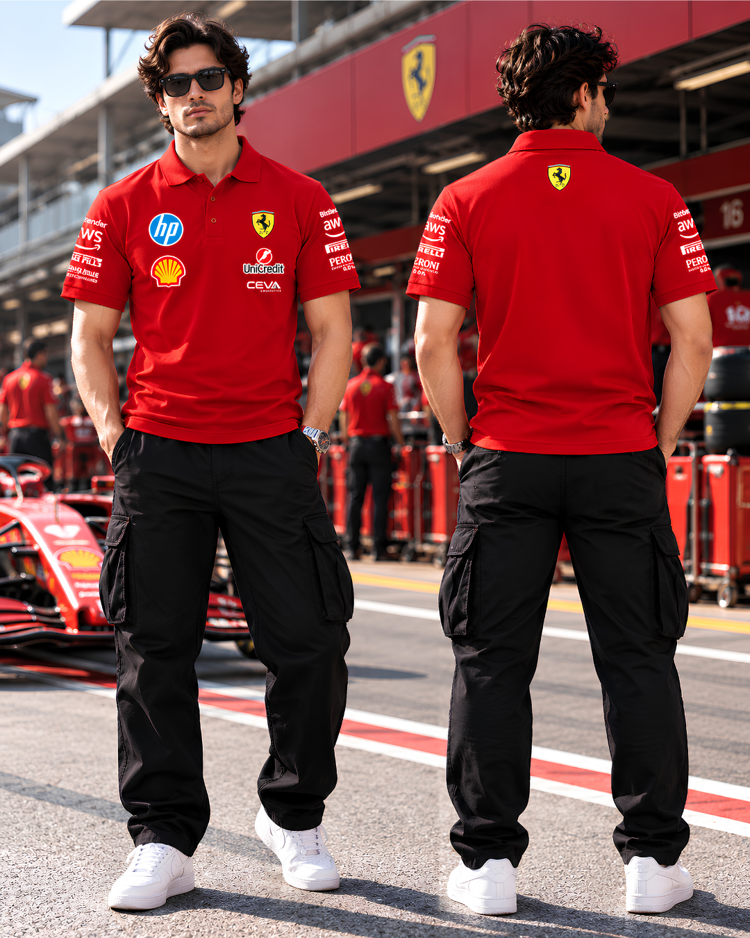 Premium Red Motorsport Polo