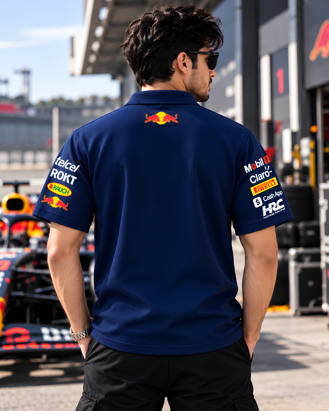 F1 Inspired Polo T-Shirt Men
