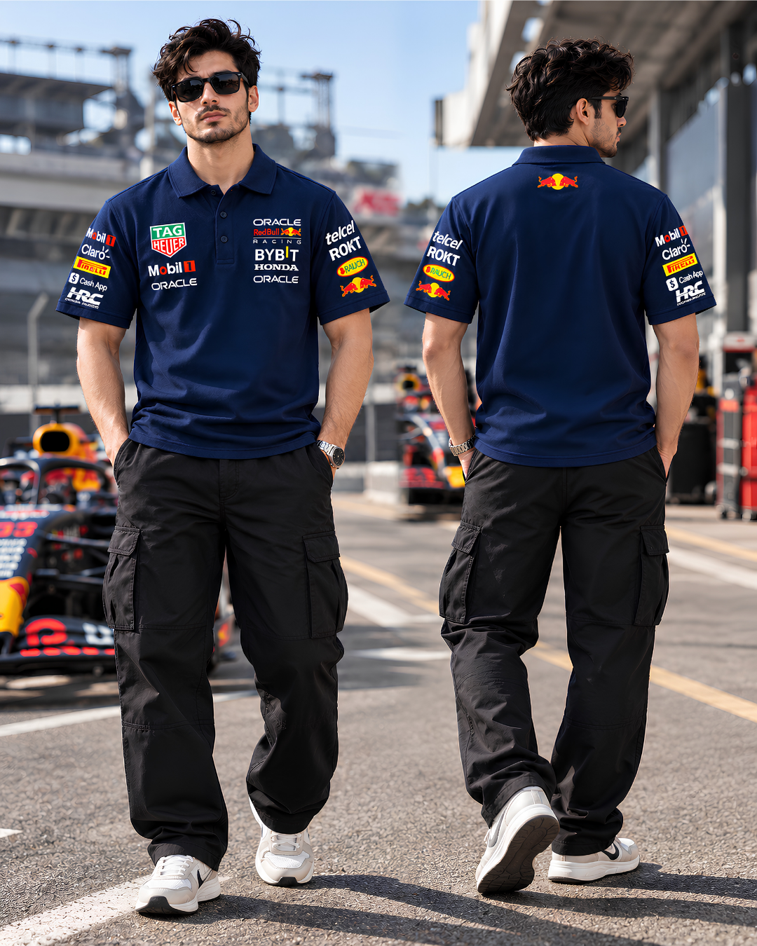 Premium Navy Blue Polo T-Shirt